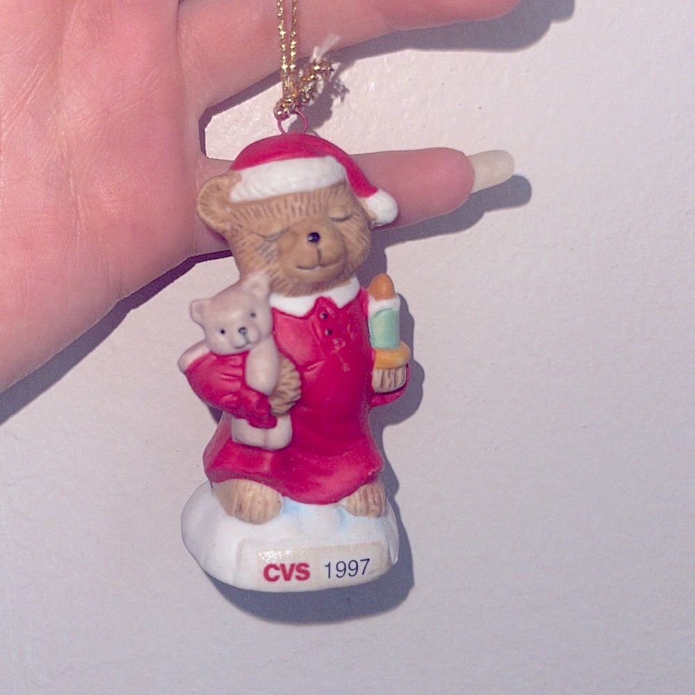 1997 CVS Christmas Bear ornament
